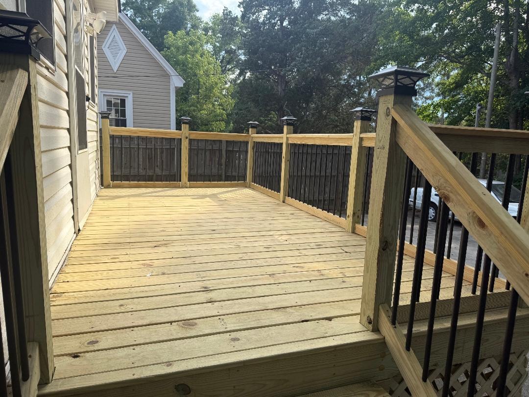 Custom Backyard Deck